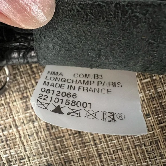 Longchamp Croc Roseau Leather Crossbody - Picture 6 of 14